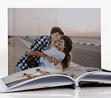 Fotolivro Plus: capa dura, impressa e laminada